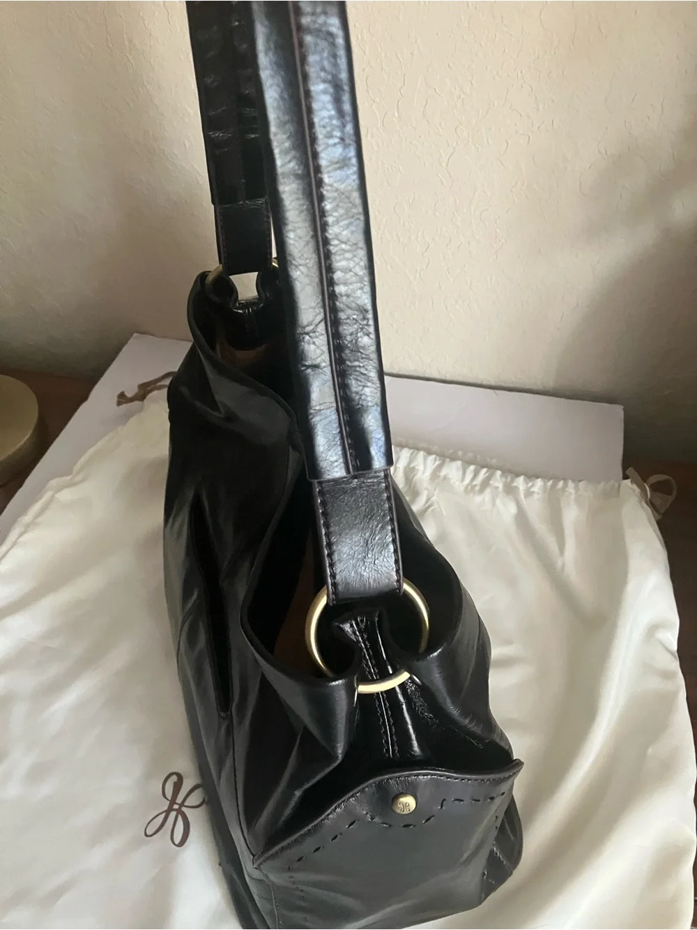 HOBO Black Seneca Shoulder Bag